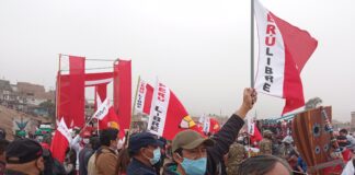 Perú: la campaña de Pedro Castillo llegó a Lima