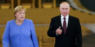 Merkel cierra su agenda internacional junto a Putin Merke Putin gasoducto