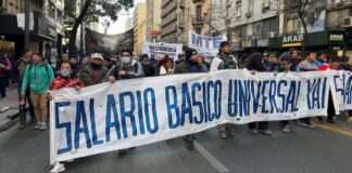 El pedido por el Salario Básico Universal vuelve a las calles