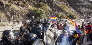 Morales reprimió a un pueblo movilizado en contra de la reforma constitucional