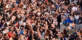 Massa junto al piberío: “Nuestra responsabilidad es dejarles un país mucho mejor”