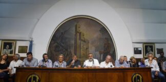 La CGT encabeza la oposición a la ley Ómnibus y articula con radicales y el bloque de Pichetto Foto: Camila Godoy