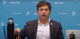 Axel Kicillof: “El presidente de la Nación se roba los recursos de las Provincias”