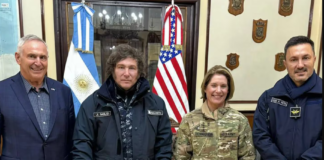 Milei dice que va a recuperar las Malvinas con una base militar yanqui