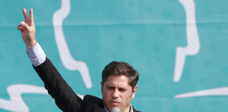 Para Kicillof, “frenar la obra pública es un crimen social”