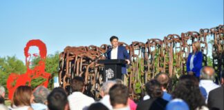 “Milei no puede privatizar nuestro río”, Axel Kicillof