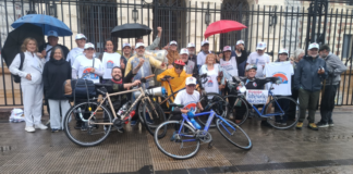 500 kilómetros por la soberanía: pedalean desde La Plata para recuperar el Puerto Quequén